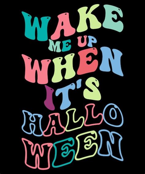 Premium Vector Halloween Retro Wavy T Shirt Design