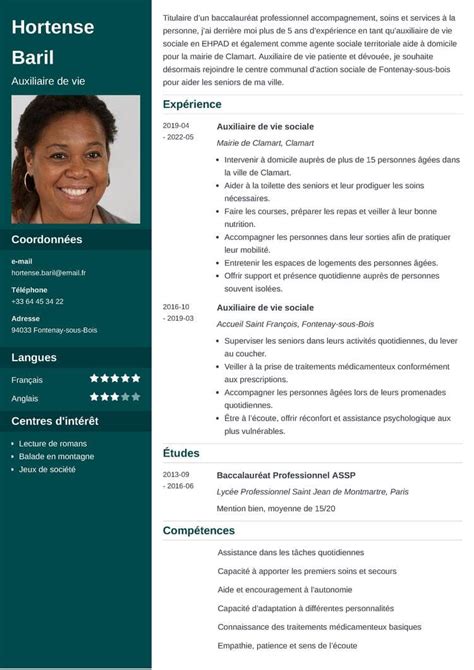 Exemple De Cv Auxiliaire Vie En Maison Retraite Ventana Blog Hot Sex