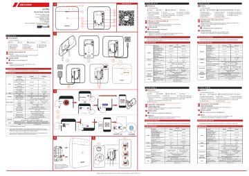 Hikvision DS PWA96 Kit WE Wireless Intrusion Alarm Guide de démarrage