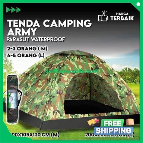 Jual TENDA CAMPING DOME 4 ORANG OLAHRAGA OUTDOOR PERLENGKAPAN GUNUNG