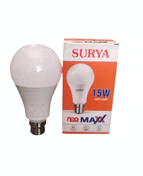 Surya Led Bulb 15 Watt Cool Daylight B22 At Rs 200piece In Salem Id 2852488415162