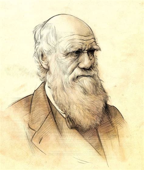 Charles Darwin Easy Drawing