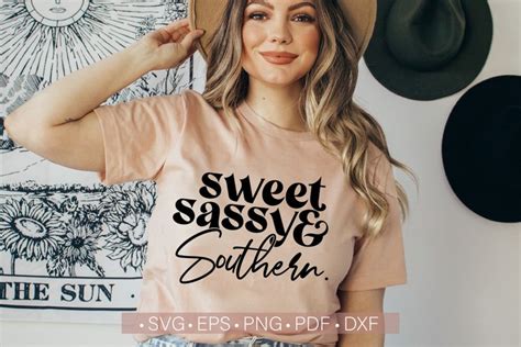 Sassy Sweet And Southern Svg Southern Svg Sassy Svg Cut File