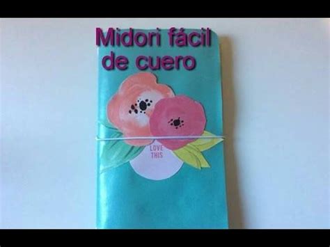 Midori De Cuero Sint Tico Sin Coser Tutorial Paso A Paso Muy F Cil