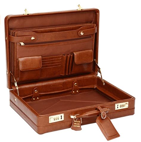 Tassia Luxury Leather Executive Briefcase - The Millennial Gentleman