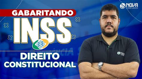 Concurso Inss Gabaritando Direito Constitucional Youtube