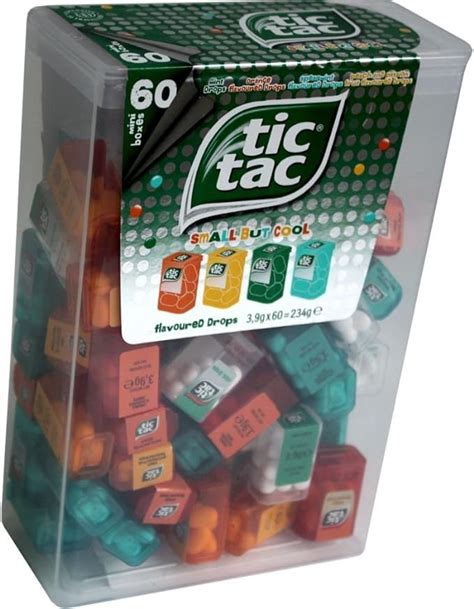 Tic Tac Spender Box With 60 Mini Boxes Each 39 Grammes Liliput