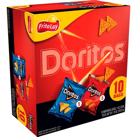 Doritos Flavored Tortilla Chips Variety 1 Oz 10 Count | Shop | Jack's ...