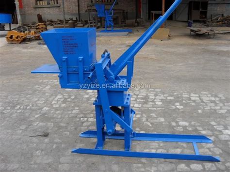 Manual Interlocking Brick Machine Hand Press Soil Cement Brick Making