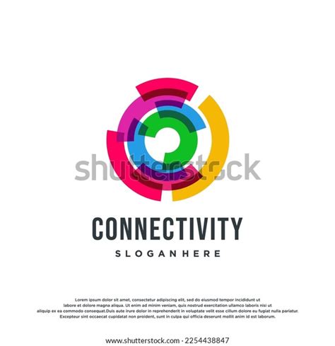 Colorful Logo Design Concept Vector People Stock Vector (Royalty Free ...