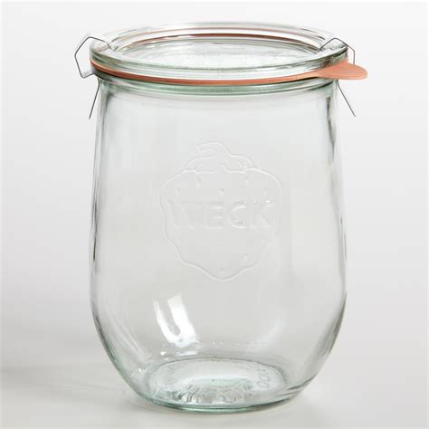 Liter Glass Weck Jar World Market Tulip Jar Weck Jars Weck