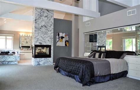 Luxury Master Bedrooms with Fireplaces - Designing Idea