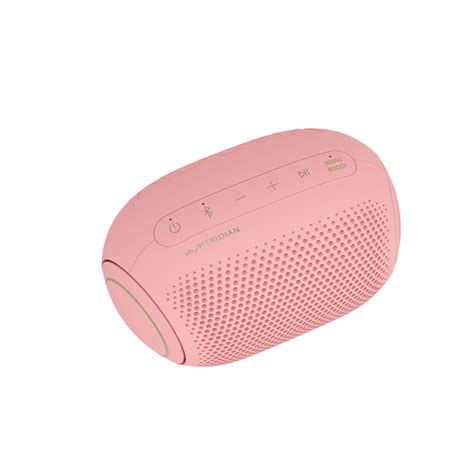 Caixa De Som Bluetooth Lg Xboom Go Bubble Gum Pl2 Jellybean 5w Rms