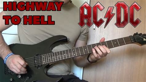 ACDC Highway To Hell Guitar Solo By Borja Sandrik YouTube