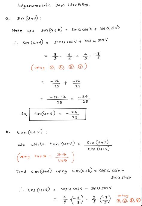 Solved Find The Exact Value Of The Trigonometric Expression Given