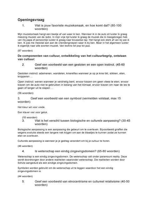 Taak Module 2 2023 Openingsvraag 1 Wat Is Jouw Favoriete