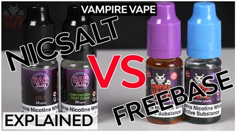 Freebase Vs Nic Salt E Liquids Explained YouTube