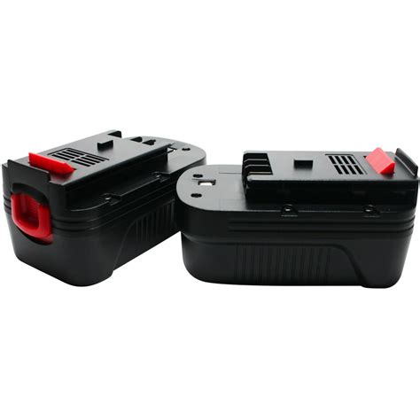 2-Pack - Black & Decker 244760-00 Battery Replacement - For Black & Decker 18V HPB18 Power Tool ...