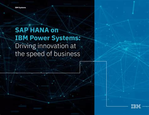 Sap Hana On Ibm Power Systems Ppt