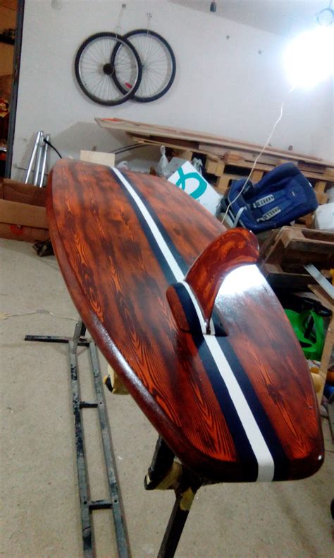 Ahmet Bey In Siparişi 1 Adet Ahşap Sörf Tahtası Karasu Surfboard