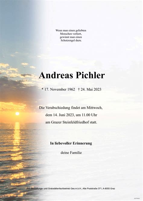 Parte für Andreas Pichler pax requiem