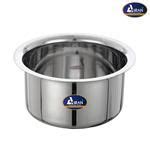 Buy Airan Stainless Steel Gold Top Round Bottom Tope Patila Plain No