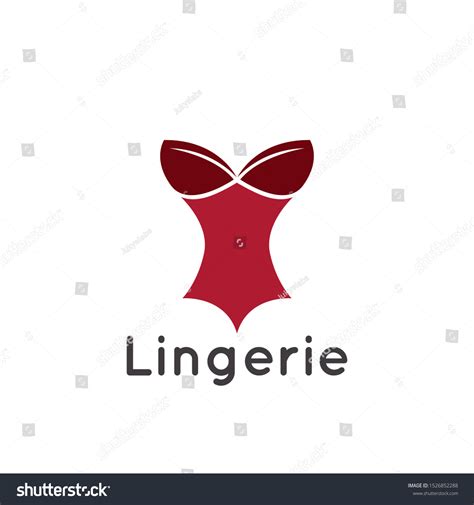 Lingerie Lady Bra Logo Vector Illustration Stock Vector Royalty Free