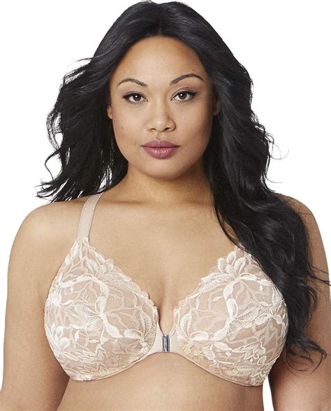 Bramour By Glamorise Womens Plus Size Full Figure Underwire Front