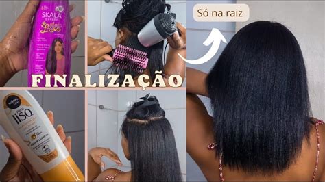 Como Finalizo Meu Cabelo Crespo Alisado 1 Mês Pós Progressiva Select One ️finalização