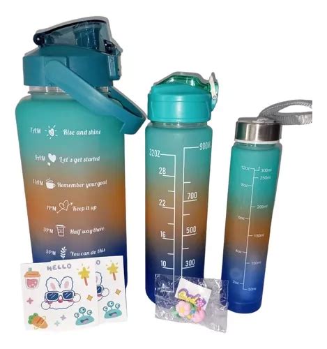 Botella De Agua Motivacional Litros Cooler Termo Lpk Mercadolibre