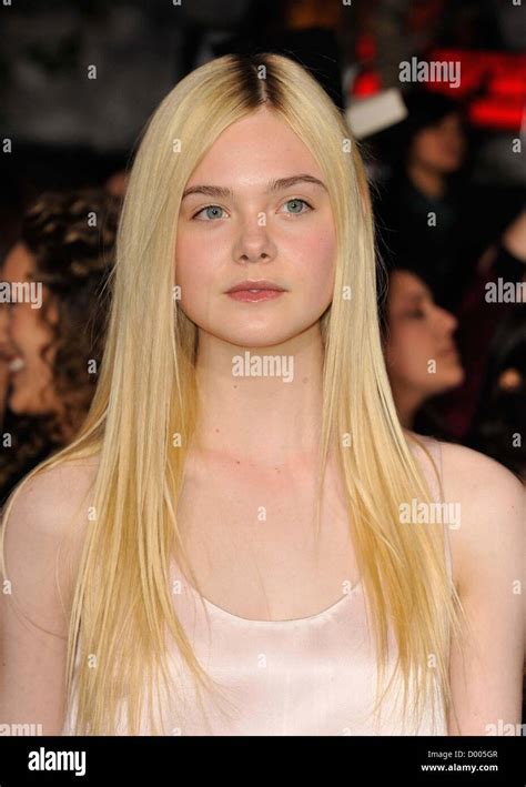 Nov Los Angeles California U S Elle Fanning Attending