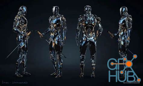 model mech character dynamo  poly
