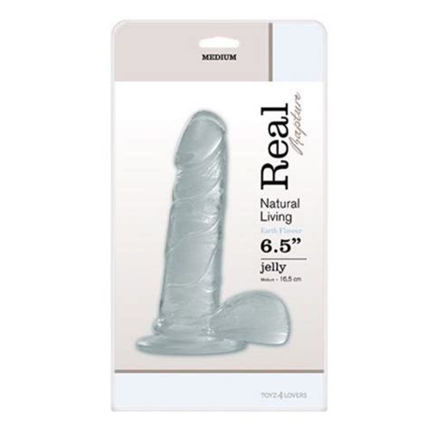 DILDO REAL RAPTURE EARTH FLAVOUR 6 5 TRANSPARENTE Extasia Sexshop