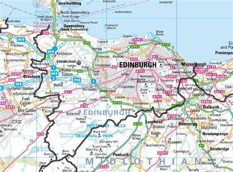 Central Belt Of Scotland County Map 2021 Map Logic