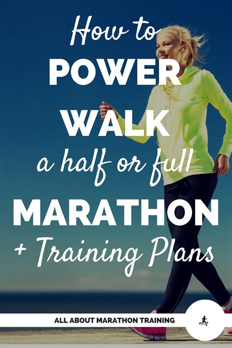 Power Walking a Half or full Marathon + Training Plans!