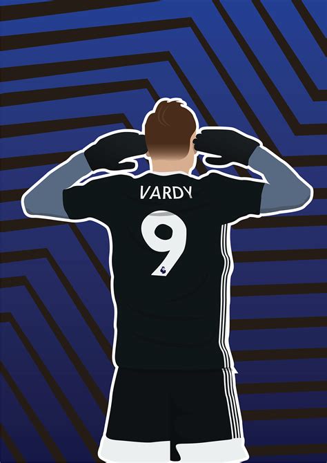 Jamie Vardy 100 Goals Poster on Behance