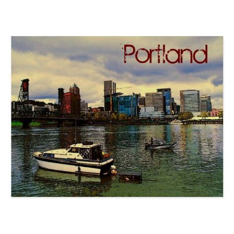 Portland Postcard Zazzle