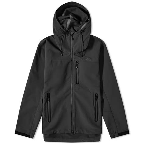 nanga soft shell stretch jacket black  hk