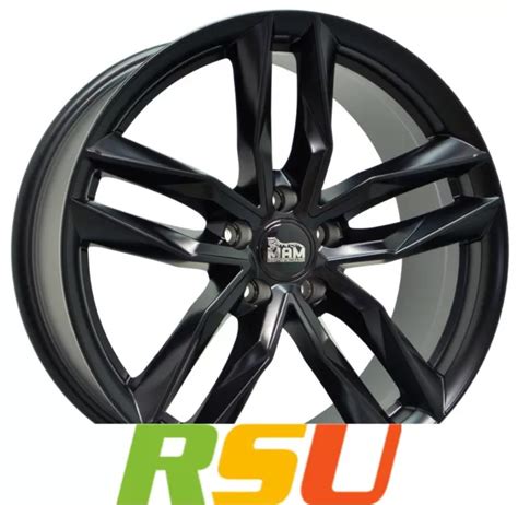 Mam Rs Matt Black Painted X Et Lk Ml Alufelgen Zoll