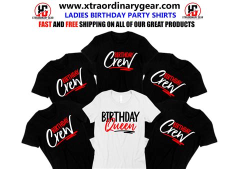 Birthday Crew Shirts Birthday Squad Shirts Women Birthday Shirts Birthday Queen Shirt 40th