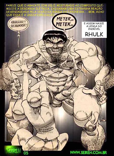 As aventuras sexuais do incrível Hulk Contos de Sexo Heróis XXX