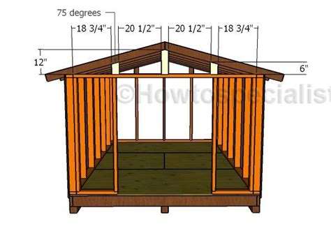 Building a Short Shed Gable Roof | HowToSpecialist - How to Build, Step ...