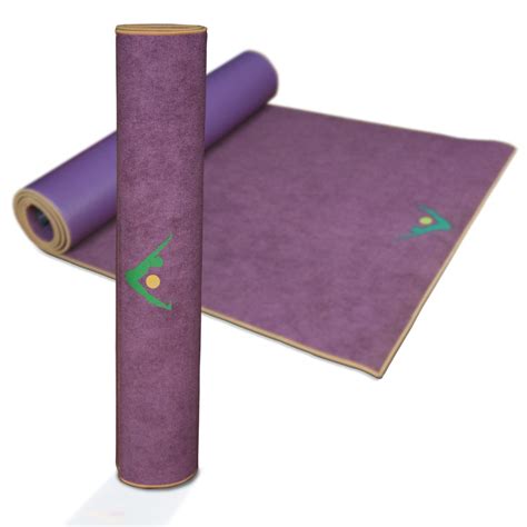 Aurorae Synergy 2 In 1 Yoga Mat With Integrated Non Slip Microfiber