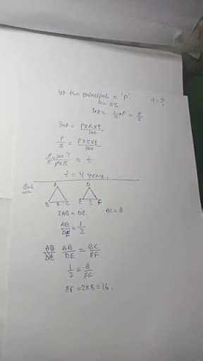 Question The Perimeters Of Two Similar Triangles Abc And Pqr Are Cm