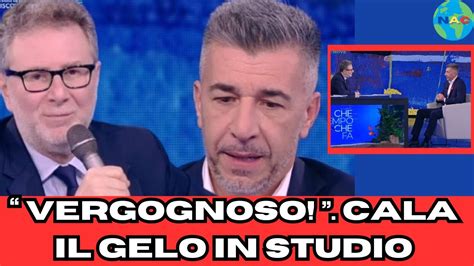 FABIO FAZIO SHOCK IN DIRETTA TV QUANDO DURANTE L INTERVISTA AL PAPA DI