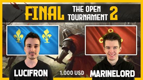 Lucifron Vs Marinelord 3 FINAL Open Tournament 2 Age Of Empires 4