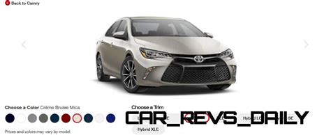 2015 Toyota Camry XSE Colors 27