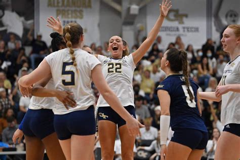 No 8 Seed Tech Sweeps The Citadel To Open Ncaa Tourney Georgia Tech