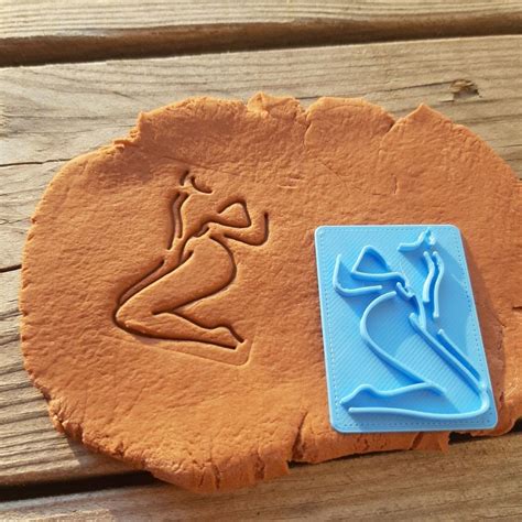 Female Body Clay Stamp Women Clay Stamp Womans Body Polymer Etsy