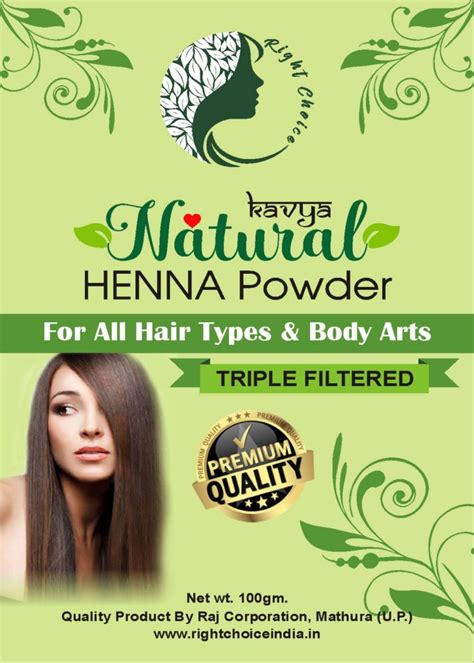 Shine Right Choice Natural Heena Powder For Personal Gram At Best